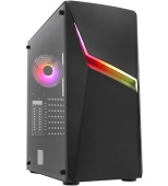 Корпус APEX AX3, Midi tower, черный - купить в интернет-магазине Forcecom.kz Корпус APEX AX3, Midi tower, черный