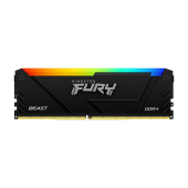 Оперативная память Kingston Fury Beast RGB (KF432C16BB2A/8WP) [8 ГБ, DDR 4, 3200 МГц, 1.35 В, подсветка]