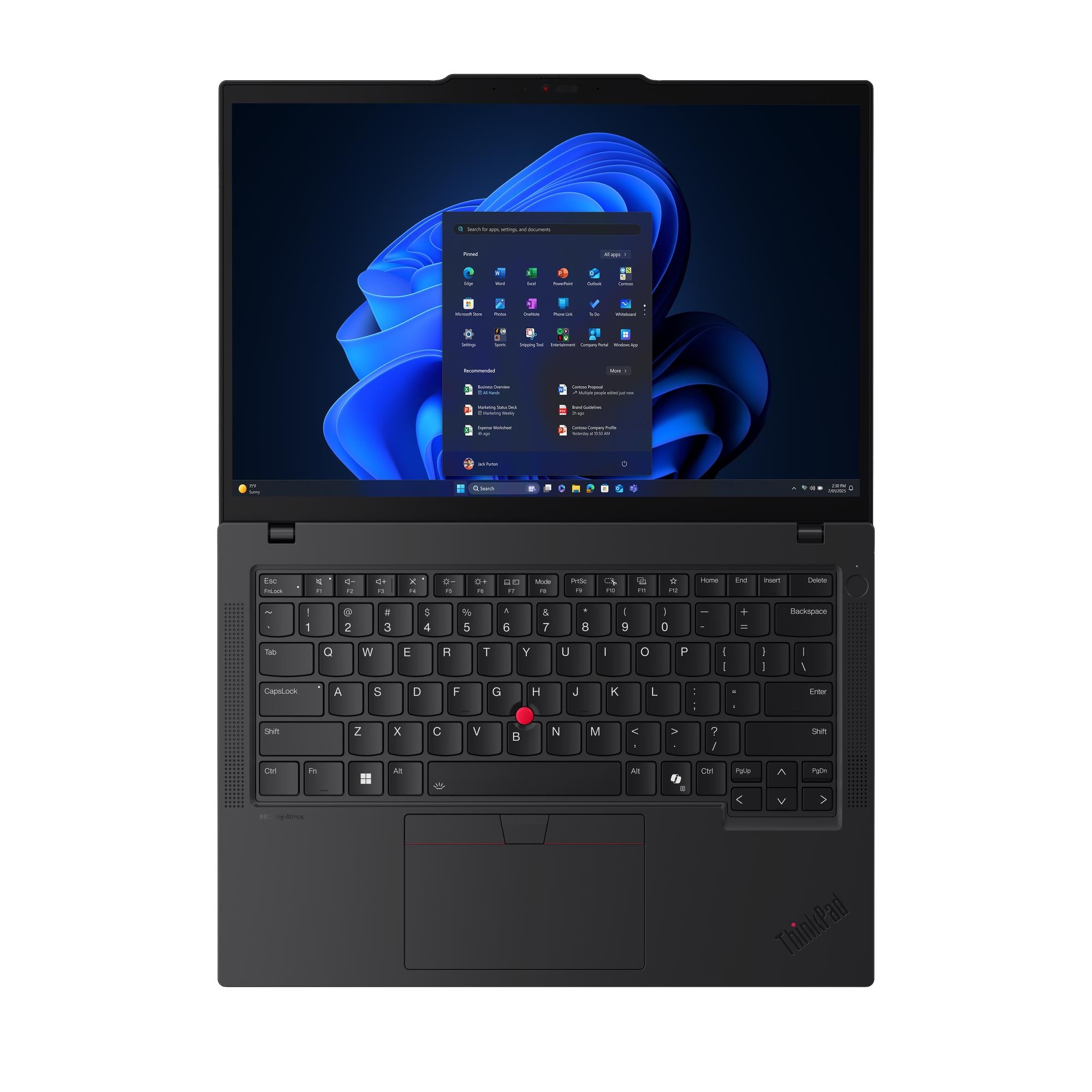 Ноутбук Lenovo Thinkpad T14 G6 (21QC004MFW) [14", Core Ultra 7 255u, 16 ГБ ОЗУ, 512 ГБ SSD, Windows 11 Pro]