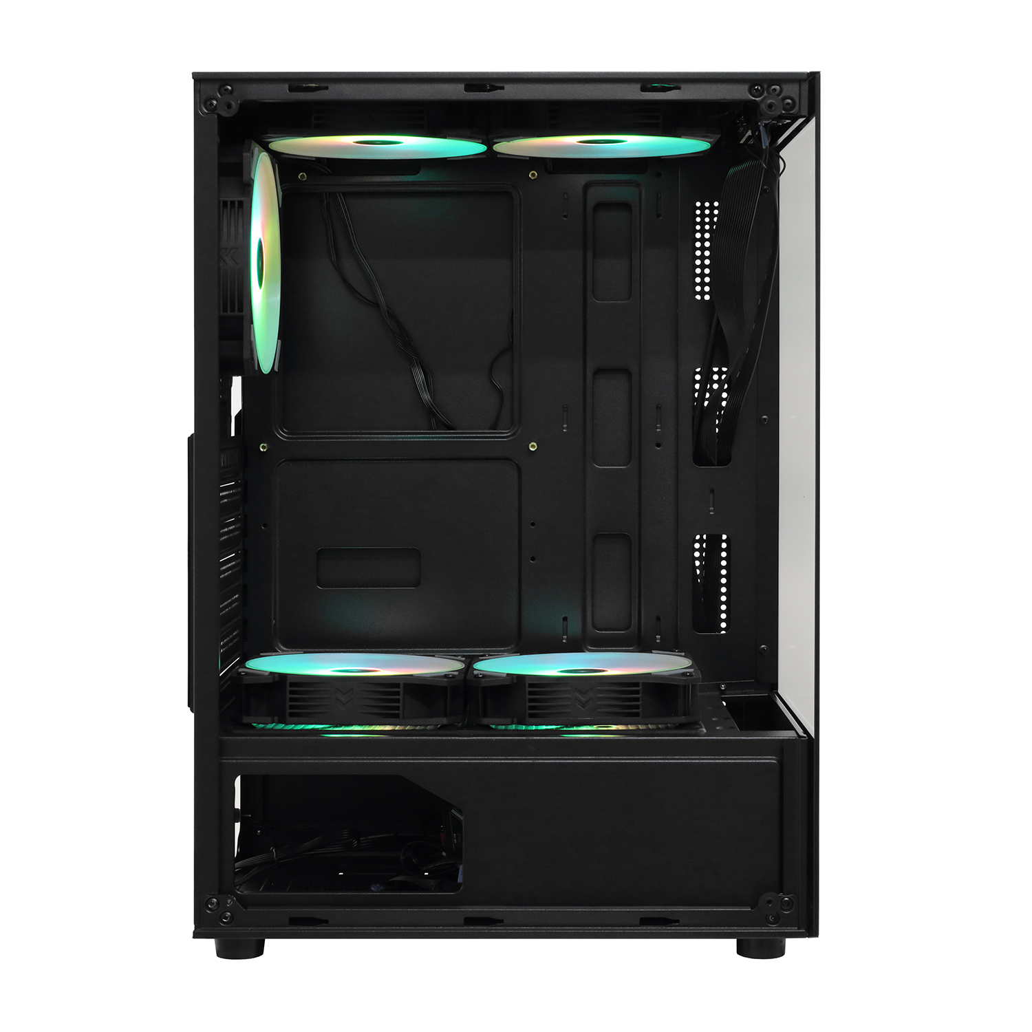 Корпус Alseye Spider-B (AS.07.0136) [Midi Tower, 5 х 120 мм, черный]