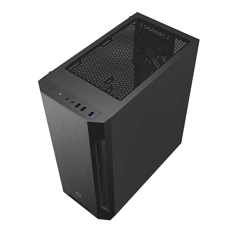 Корпус Gembird Fortress TG (1126-3602R0022) [Midi Tower, 1 x 120x120 мм, черный]