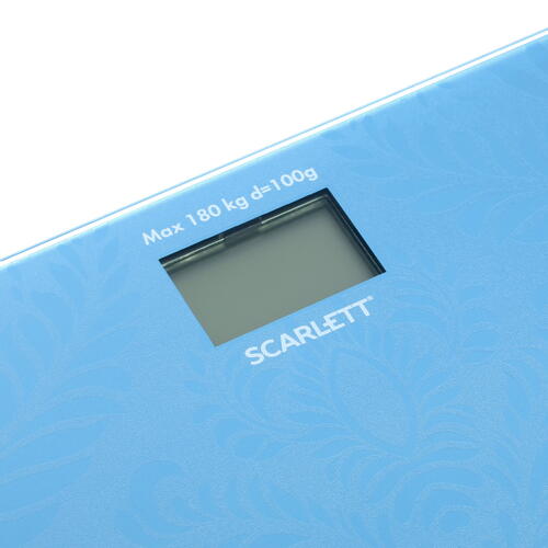 Весы напольные Scarlett SC-BS33E044 синий