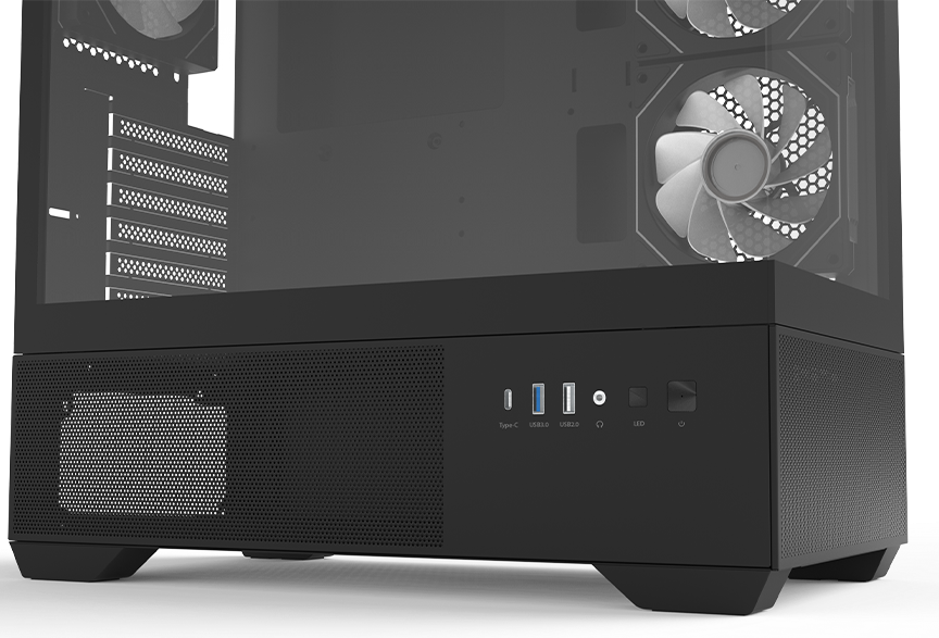 Корпус Zalman CHRONIX V2 (CHRONIX V2 Black) [Midi Tower, черный]