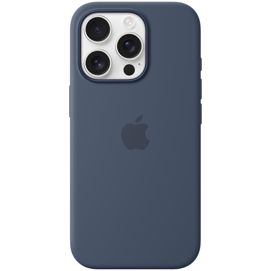 iPhone 16 Pro Silicone Case with MagSafe - Denim (MYYK3ZM/A), Model A3315
