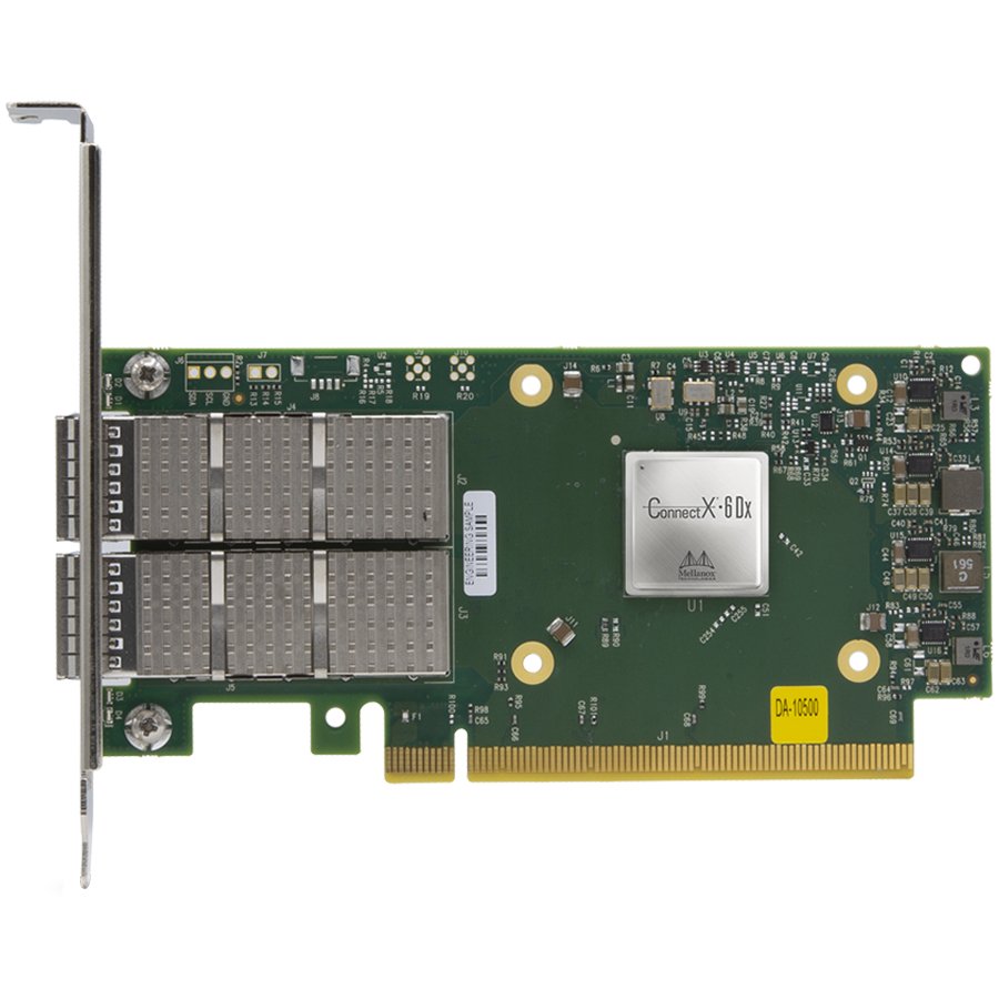 Плата сетевого контроллера MELLANOX MCX623106AN-CDAT Сетевой адаптер Mellanox ConnectX-6 Dx EN adapter card, 100GbE dual-port QSFP56, PCIe4.0 x16, No Crypto