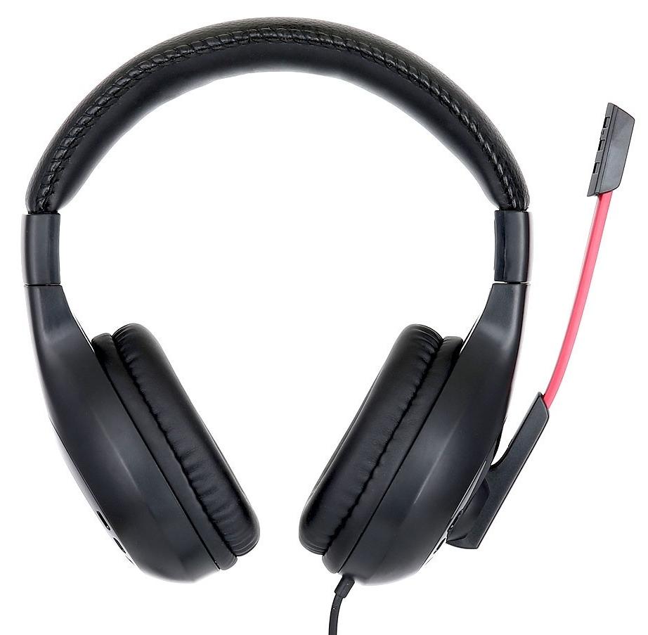 Гарнитура Gembird MHS-G30, черный+красный  - купить в интернет-магазине Forcecom.kz Гарнитура Gembird MHS-G30, черный+красный