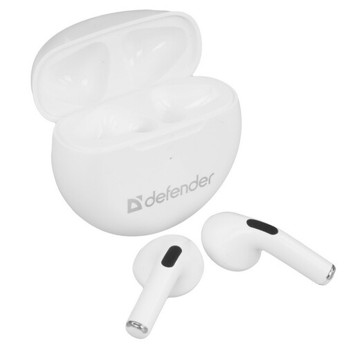 Наушники-вкладыши беспроводные Defender Twins 930 белый