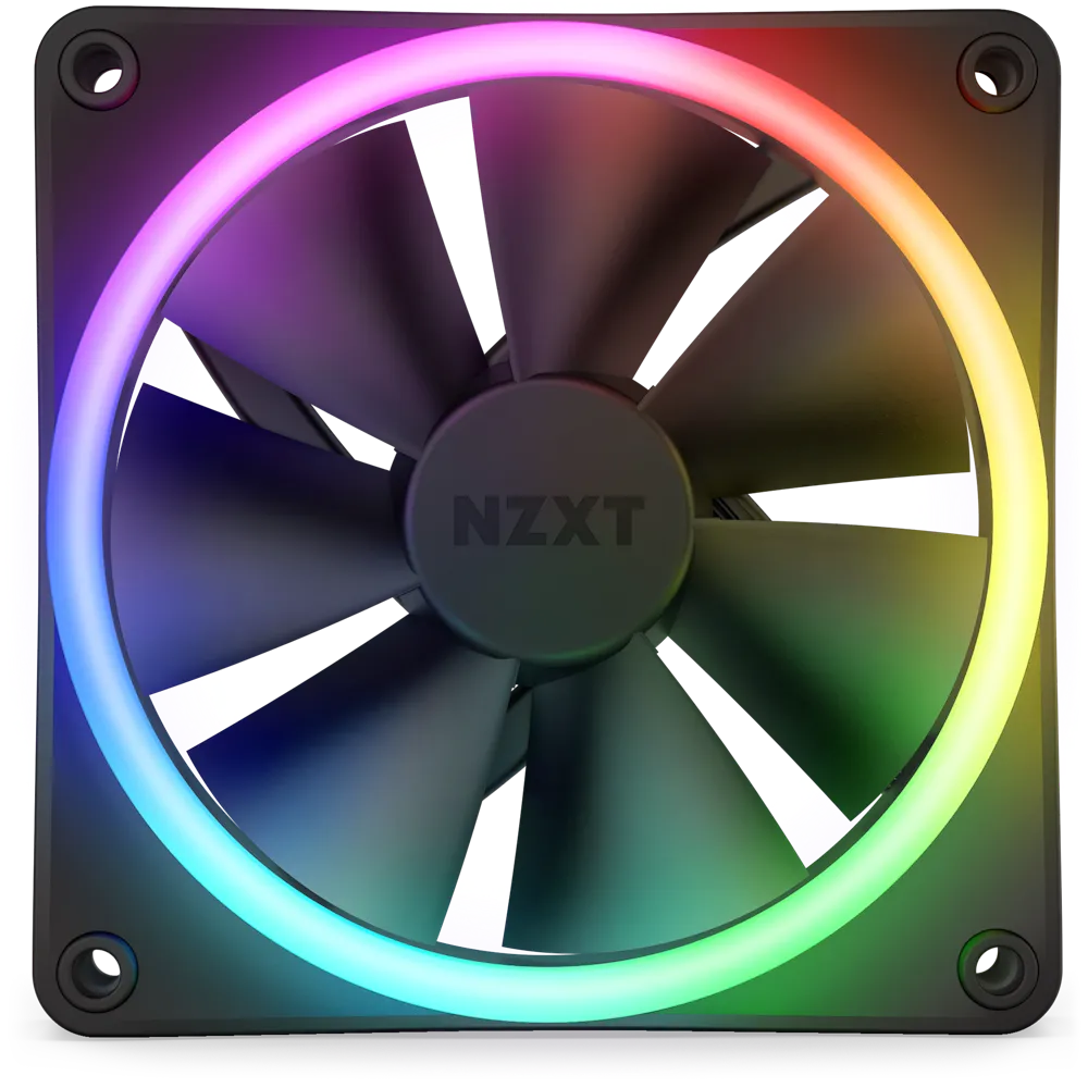 Вентилятор для корпуса NZXT F120 RGB DUO [120 мм, 1800 об/мин, 48.58 CFM, 29 дБ, PWM]