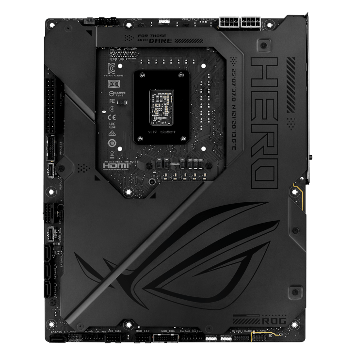 Материнская плата Asus ROG MAXIMUS Z890 HERO BTF [LGA 1851, Intel Z890, 4xDDR 5, 6xM.2, 1xPCI-E x16, Standard-ATX]