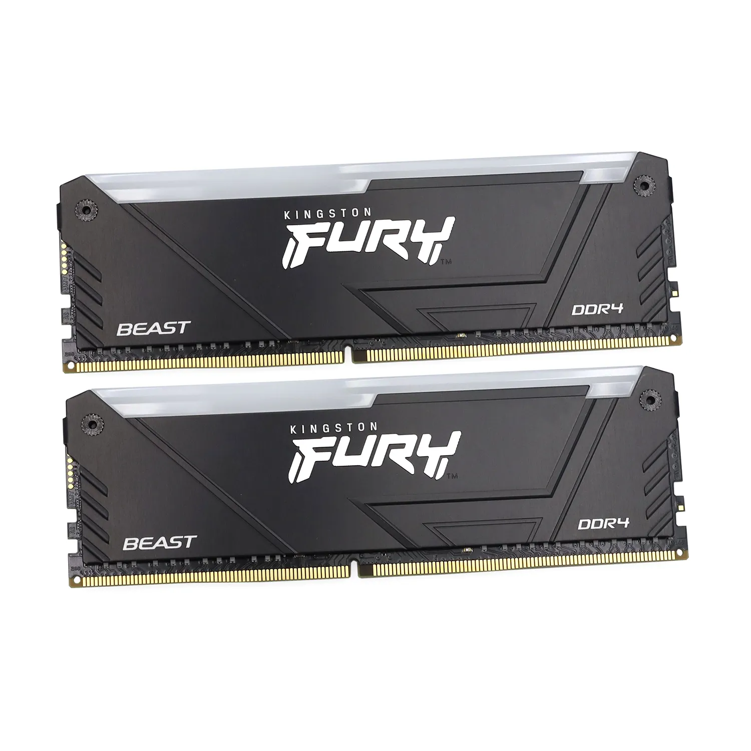 Комплект оперативной памяти Kingston Fury Beast RGB (KF432C16BB2AK2/16WP) [16 ГБ, DDR 4, 3200 МГц, 1.35 В, подсветка, KIT]