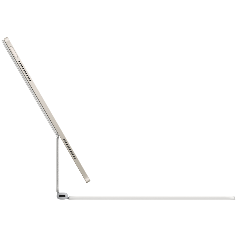 Чехол Apple Magic Keyboard for iPad Air 13-inch (M3) - Russian - White,Model A3340 (MDFW4RS/A)