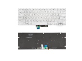 Клавиатура для ноутбука Asus Zenbook UX432/ UM431/ UX431, RU, без рамки, серебристая
