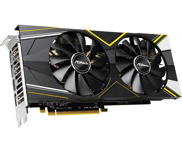 Видеокарта Afox RADEON RX 5700XT Challenger D 8G OC (RX5700XT CLD 8GO) [8 ГБ, GDDR6, 256 бит, HDMI, DisplayPort (3 шт)]