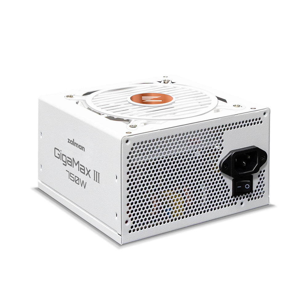 Блок питания Zalman GigaMax III 750W White (ZM750-GV3 WH) [750 Вт, 80 PLUS Bronze, 6x SATA, 1 x 16 pin (12VHPWR), 4 x 6+2 pin PCIe, 1x 4+4 pin, 1x 8 pin CPU, ATX]