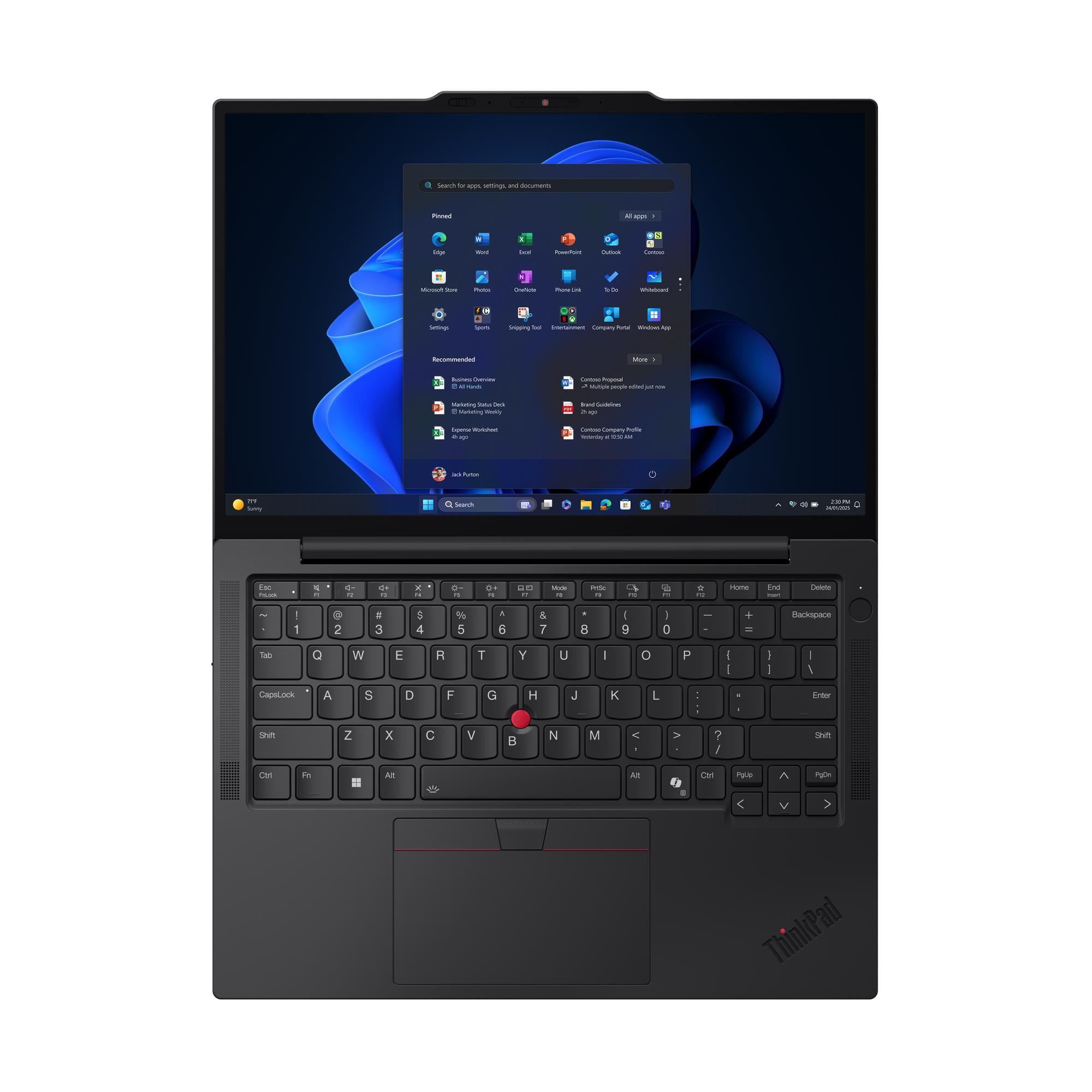 Ноутбук Lenovo ThinkPad X13 G6 (21RK001GFW) [13.3", Core Ultra 7 255U, 16 ГБ ОЗУ, 512 ГБ SSD, Windows 11 Pro]
