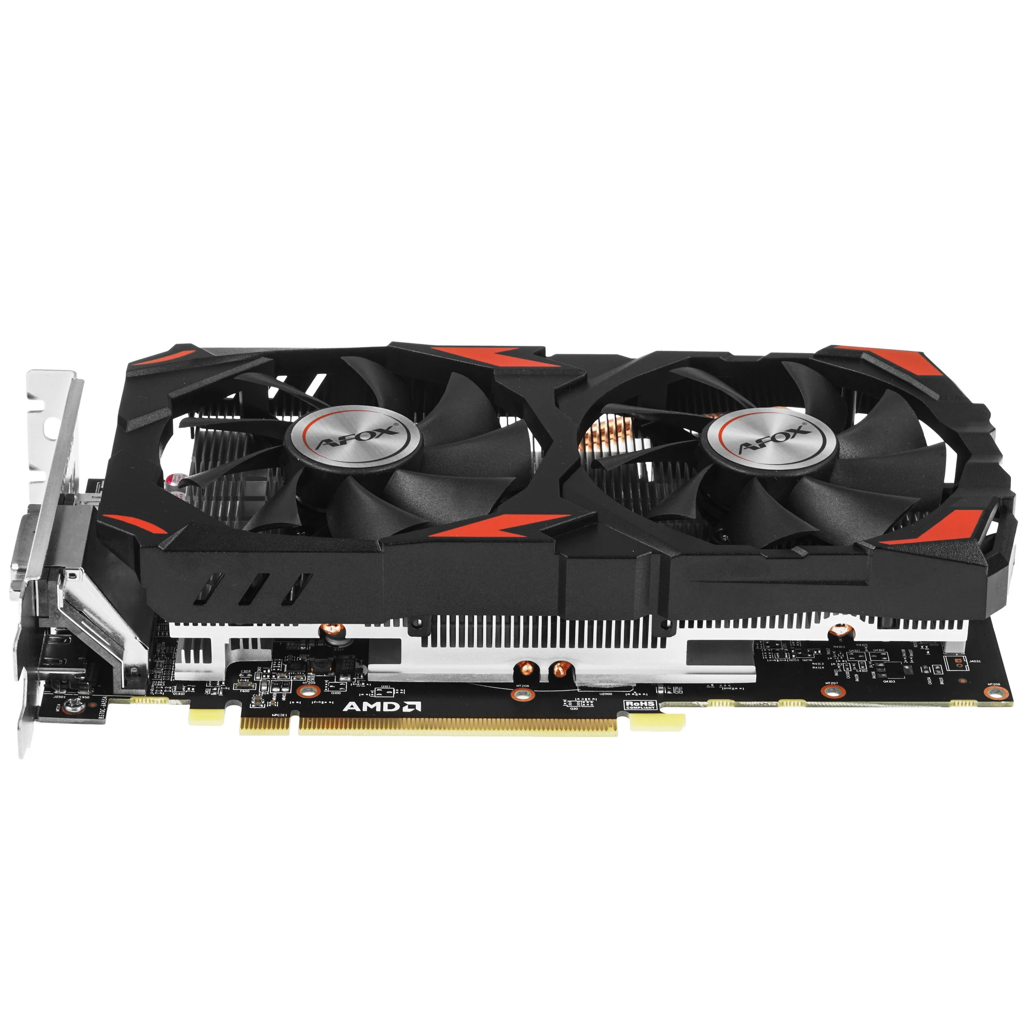 Видеокарта Afox RX 580 (AFRX580-8192D5H6-V2) [8 ГБ, GDDR5, 256 бит, HDMI, DisplayPort (3 шт)]