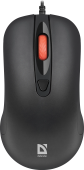 Мышь Defender Omega MB-522 [проводная, светодиодная, 1600 DPI, 125 Гц, черная]