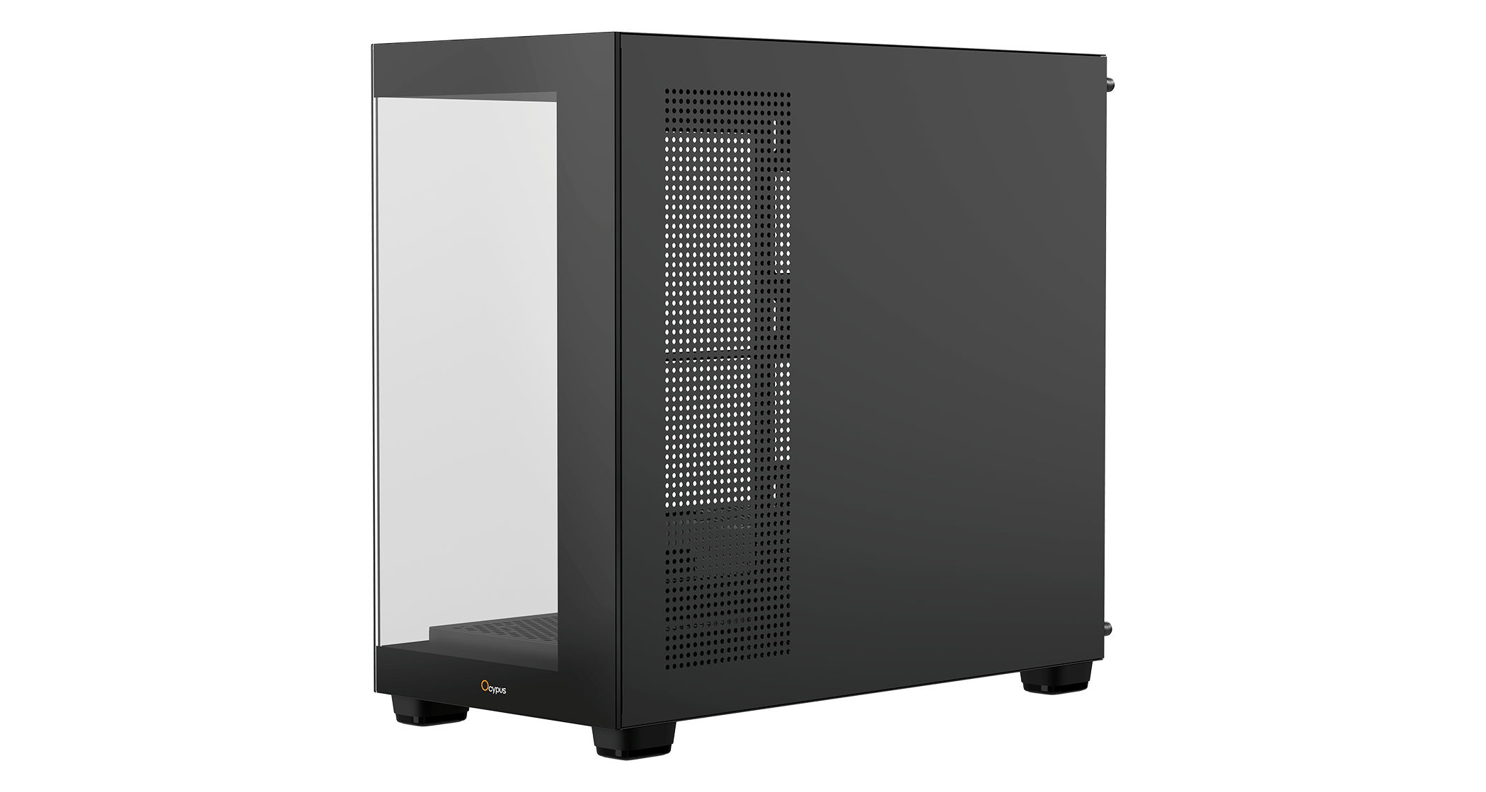 Корпус Ocypus Gamma C52 BK (Gamma-C52-BKD000XX-GL) [Mini Tower, Без вентиляторов, Черный]