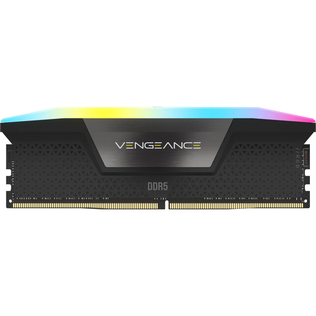 Комплект оперативной памяти Corsair VENGEANCE RGB DDR5 (CMH32GX5M2B5200C40) [32 ГБ, DDR 5, 5200 МГц, 1.25 В, подсветка, KIT]