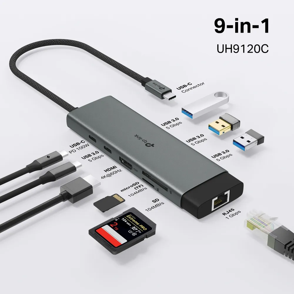 Концентратор USB TP-Link UH9120C