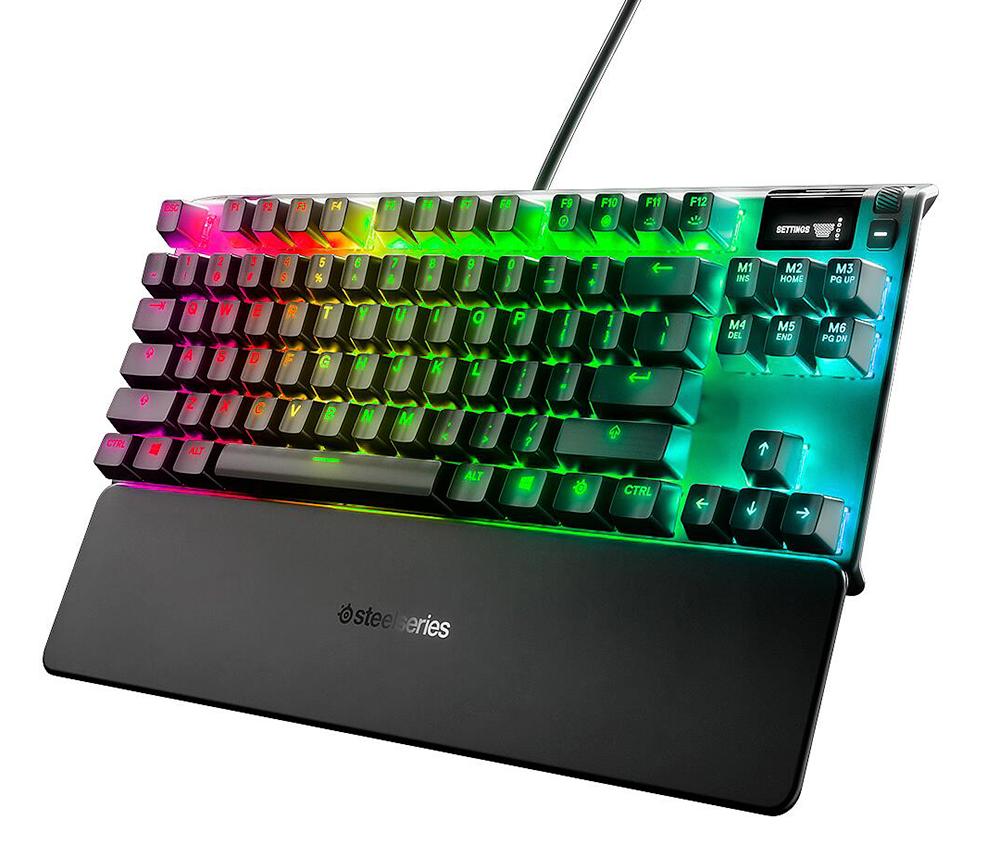 Клавиатура Steelseries Apex PRO TKL US [механическая, проводной, подсветка]