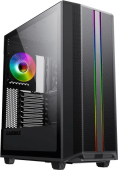 Корпус GameMax Precision 2 Black (1128-8008R0017) [Midi Tower, 1 х 120 мм, черный]