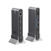 Док-станция Acer Type C Universal docking station 15in1, 2 x HDMI 4K 60Hz, 1 x DP 8k 30Hz,  