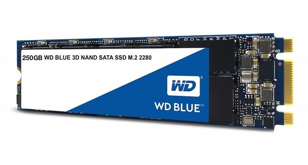 Твердотельный накопитель SSD, 250 GB, Westrn Digital, WDS250G2B0B, M.2