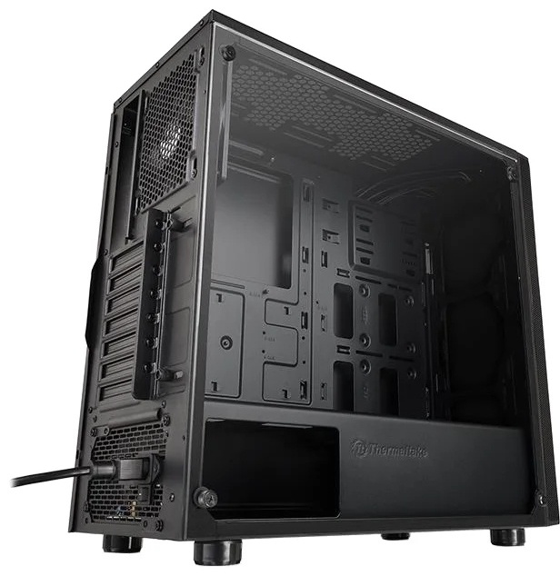 Корпус Thermaltake Versa J23 TG (CA-1L6-00M1WN-00) [Midi Tower, 1 × 120 мм, Черный]