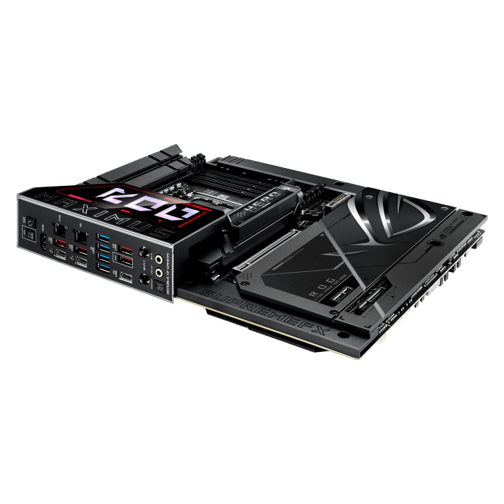Материнская плата Asus ROG MAXIMUS Z890 HERO BTF [LGA 1851, Intel Z890, 4xDDR 5, 6xM.2, 1xPCI-E x16, Standard-ATX]