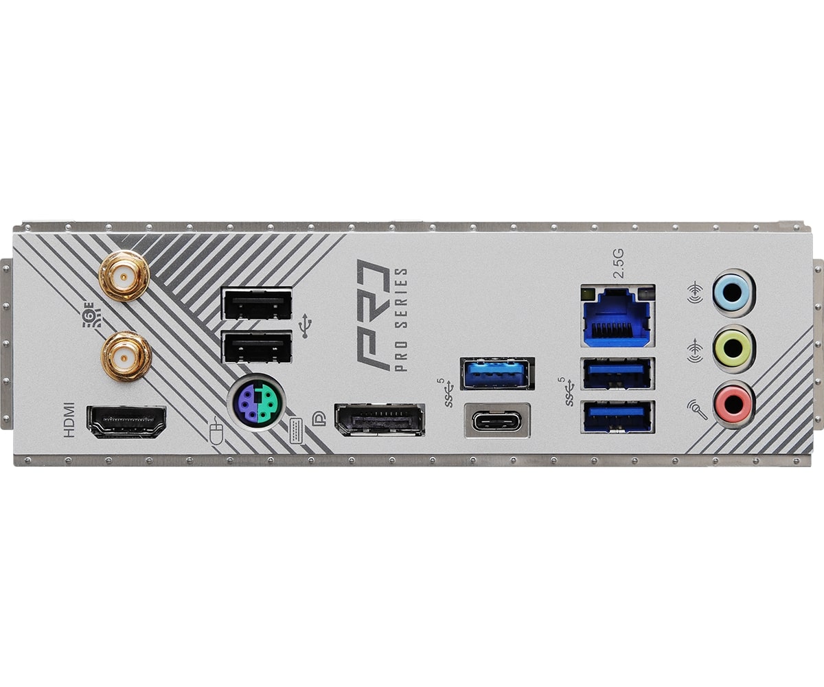 Материнская плата ASRock B760M PRO RS/D4 WIFI [LGA 1700, Intel B760, 4xDDR 4, 2xM.2, 2xPCI-E x16, Micro-ATX]