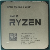 Процессор AMD Ryzen 5 3600 100-000000031A [AM4, 6 x 3600 МГц, TDP 65 Вт, OEM]