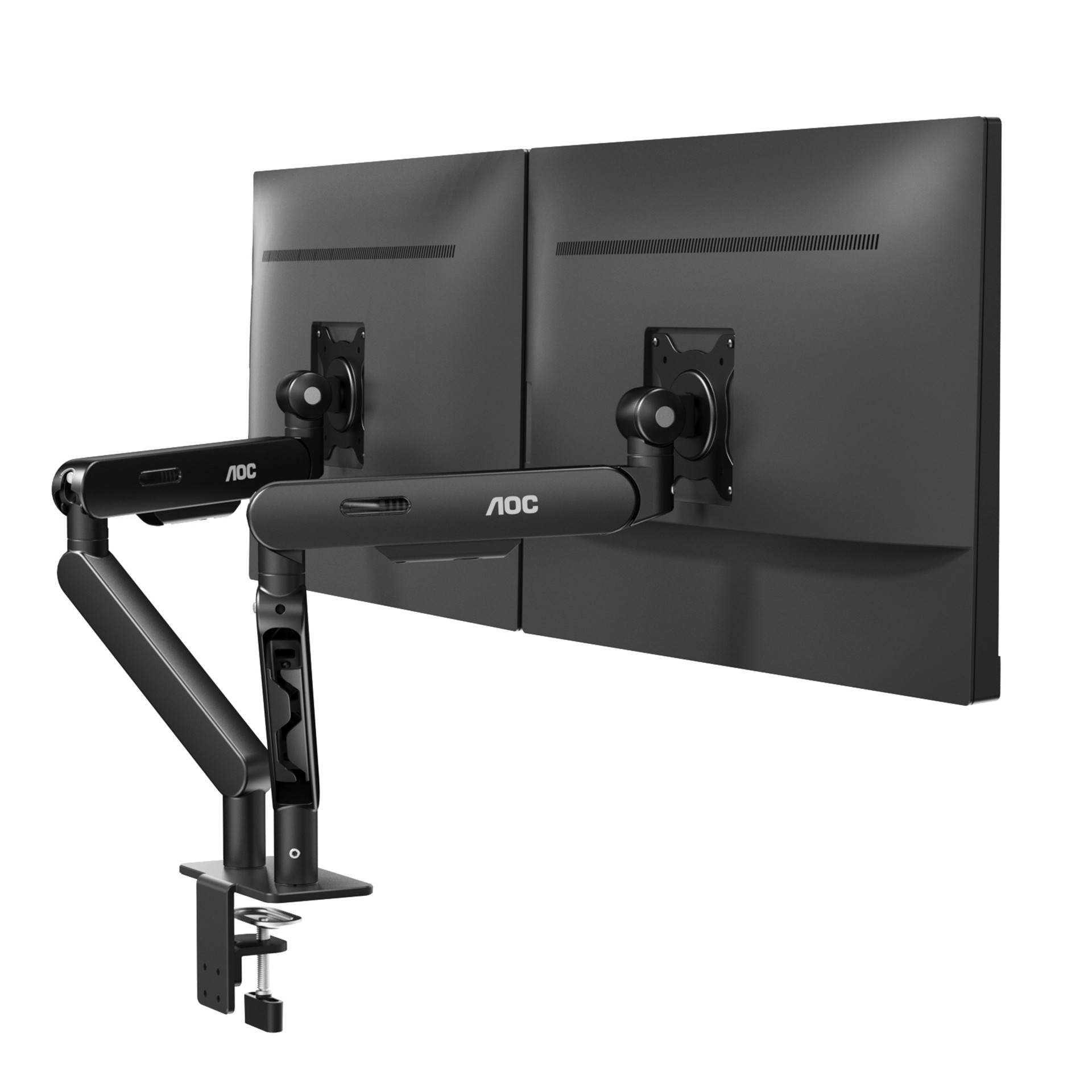 Крепление для 2 мониторов AOC, диаг. экр. от 13'' до 27'', 2-9 кг. USB-hub AM420B