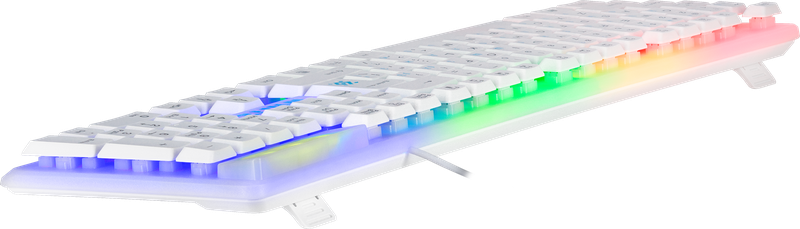 Клавиатура Defender White GK-172 [мембранная, проводная, клавиш - 104, подсветка]