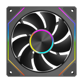 Вентилятор для корпуса PCCooler FG120 ARGB BK [120 мм, 1800 об/мин, 54 CFM, 28 dB, PWM]