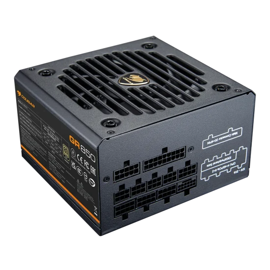 Блок питания Cougar GR 850 (31GR085001P01/CGR GDN-850) [850 Вт, 80 PLUS Gold, 6x SATA, 1 x 16 pin (12VHPWR), 3 x 6+2 pin PCIe, 2x 4+4 pin CPU, ATX]