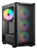 Корпус Be quiet! Pure Base 501 LX (BGW78) [Midi Tower, 3 x 120 см ARGB, 1 x 140 см, черный]