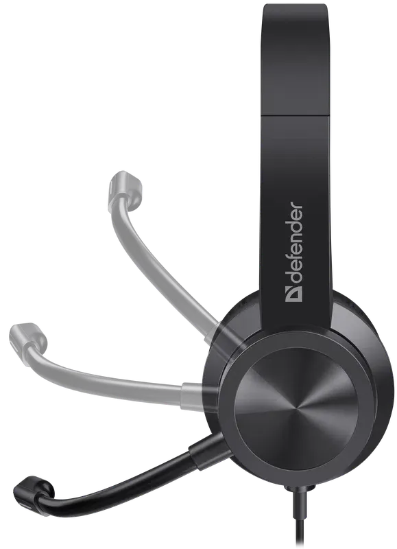 Наушники с микрофоном Defender Tune 150 (63151) черный - купить в интернет-магазине Forcecom.kz Наушники с микрофоном Defender Tune 150 (63151) черный