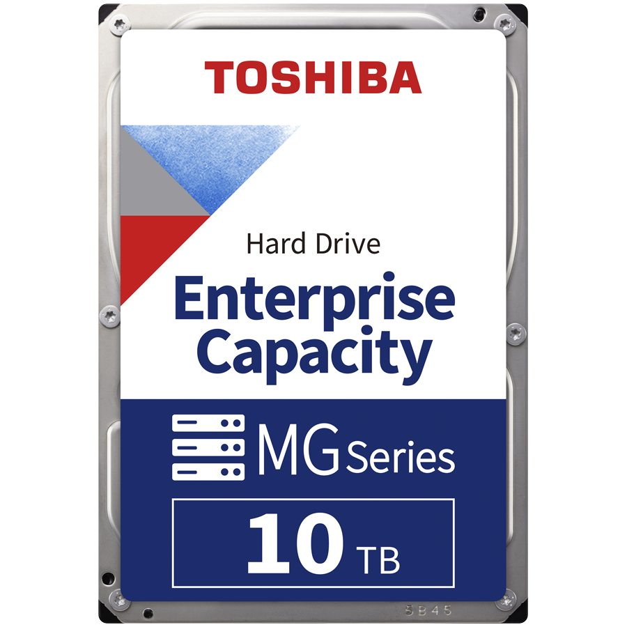 Жесткий диск Toshiba MG10 10TB (MG10ADA10TE) [10 ТБ, 3.5", SATA III, 7200 об./мин, кэш - 512 МБ, для систем видеонаблюдения]