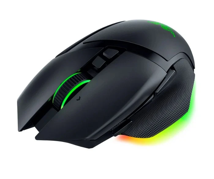 Мышь Razer Basilisk V3 Pro 35k (RZ01-05240100-R3G1) [проводная + беспроводная, светодиодная, 35000 DPI, 1000 Гц, 8000 Гц, подсветка, черная]