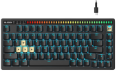 Клавиатура Bloody AT75 [механическая, проводная, RGB подсветка, Optical switches, черная]
