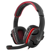 Игровые стереонаушники SVEN AP-G855MV черный-красный - купить в интернет-магазине Forcecom.kz Игровые стереонаушники SVEN AP-G855MV черный-красный