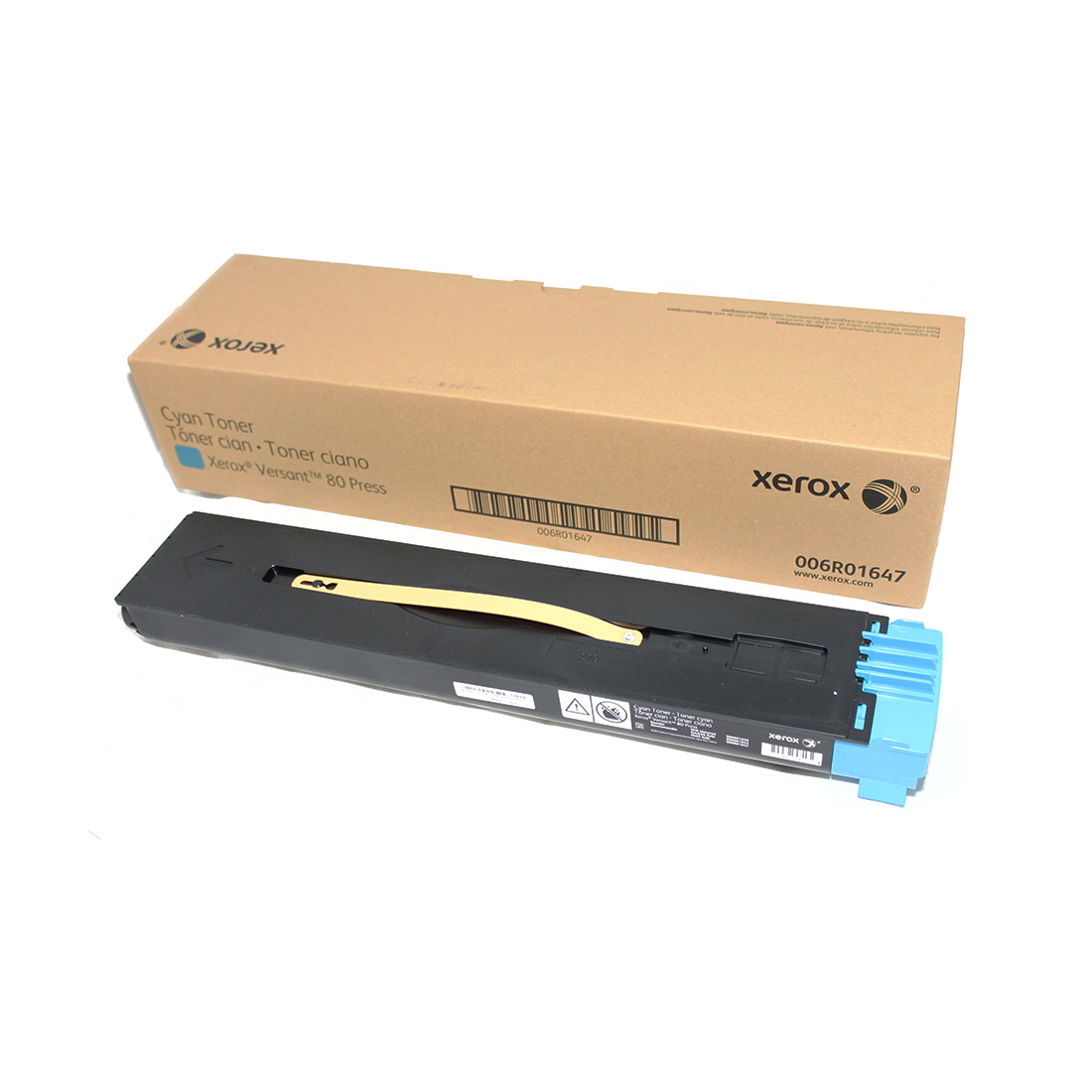 Тонер-картридж Xerox 006R01647, оригинальный, голубой