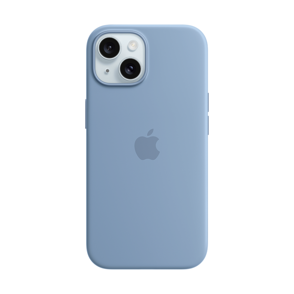 iPhone 15 Silicone Case with MagSafe - Winter Blue,Model A3123