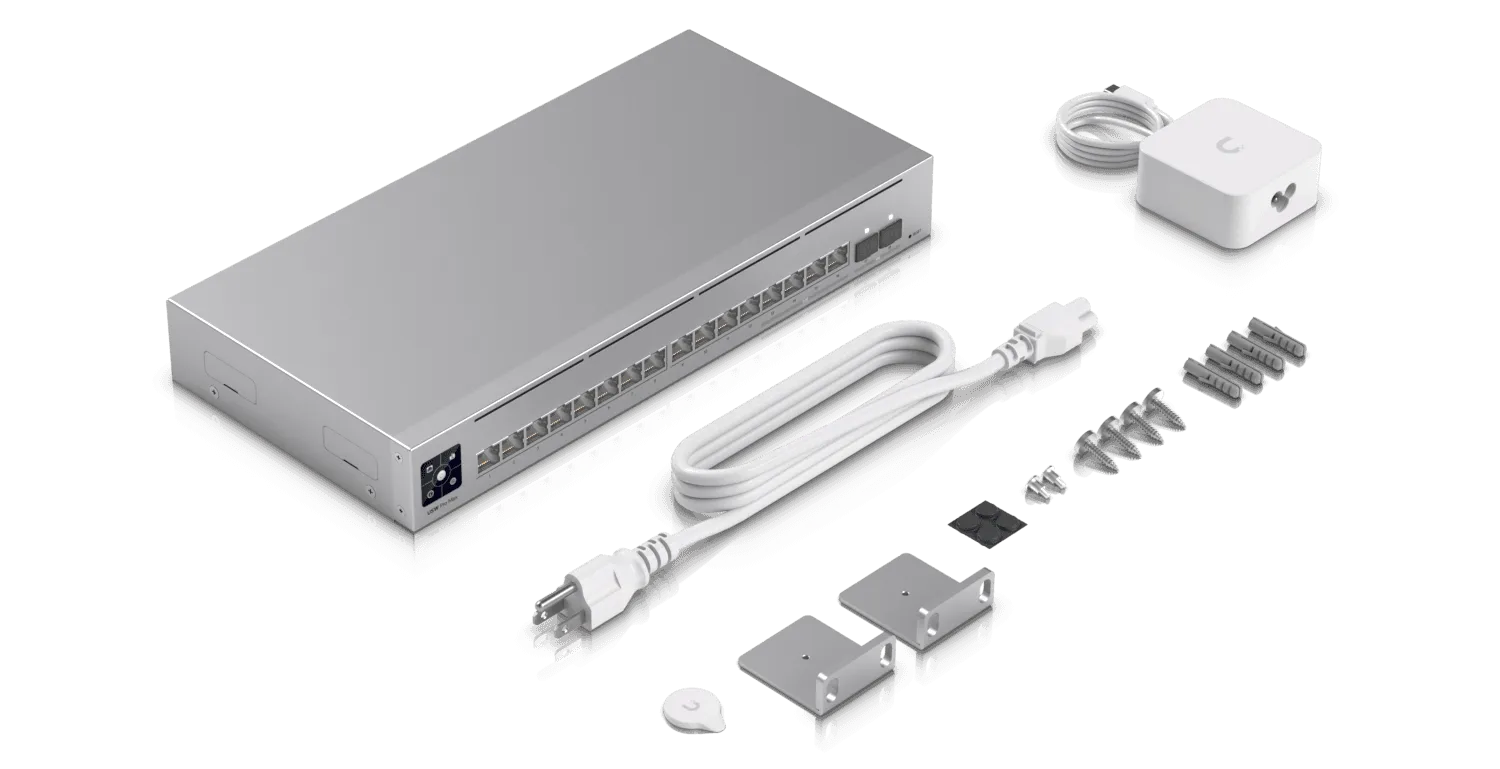 Коммутатор Ubiquiti Pro Max 16 (USW-PRO-MAX-16), управляемый - купить в интернет-магазине Forcecom.kz Коммутатор Ubiquiti Pro Max 16 (USW-PRO-MAX-16), управляемый