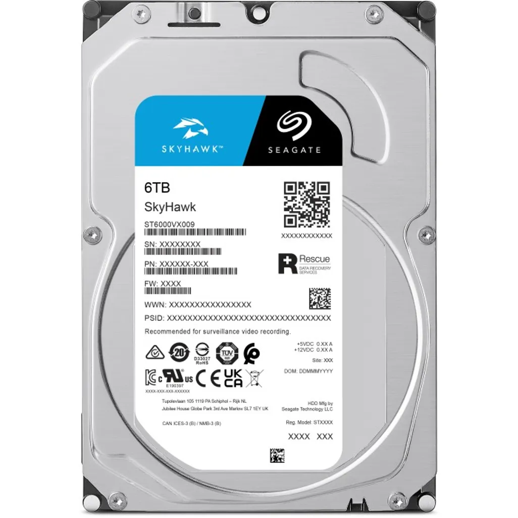 Жесткий диск Seagate SkyHawk, ST6000VX009 [6 ТБ, 3.5