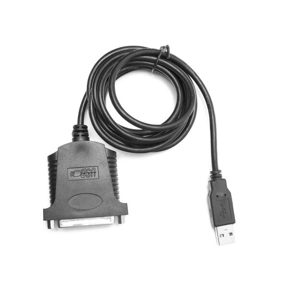 Переходник (кабель) USB - LPT (мама), 0.9 метра