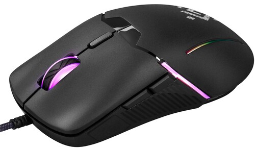 Мышь Defender Longshot GM-533 [проводная, светодиодная, 3600 DPI, подсветка, черная]