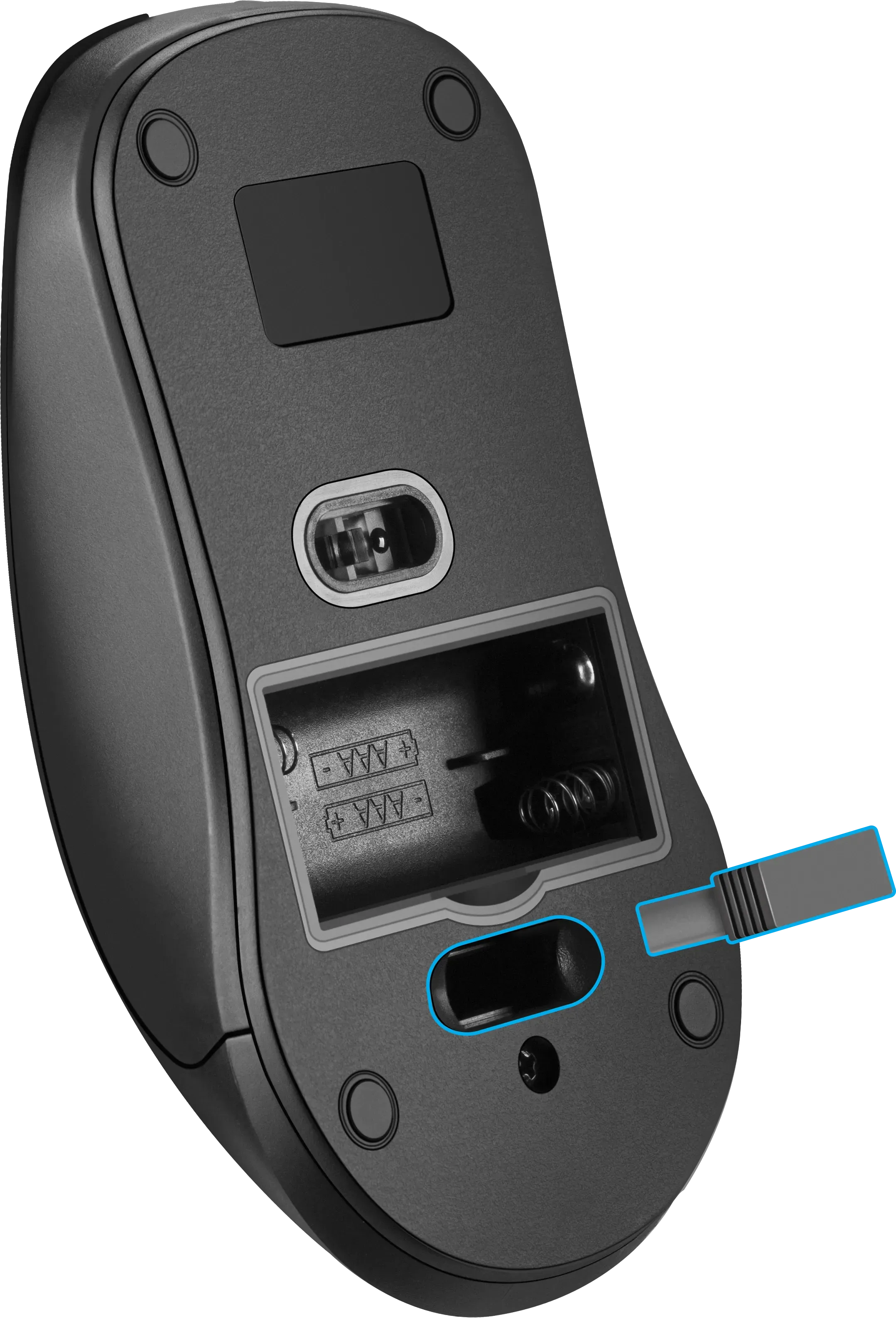 Мышь Defender Nexus MS-195 (52195) [беспроводная, светодиодная, 1600 DPI, черная]