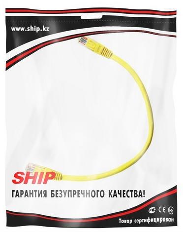Патч Корд SHIP S3025YL0030-P Cat.5e/ UTP/ LSZH/ RJ-45/ 0.3 м